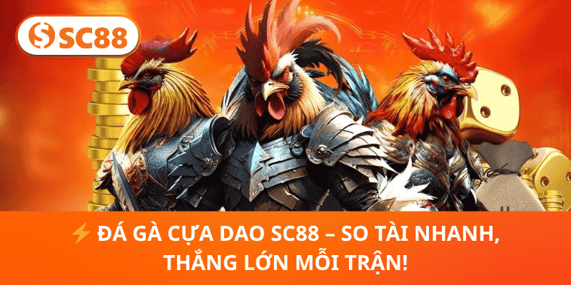 Đá gà SC88 – Thiên đường chọi kê với những trận đấu đỉnh cao