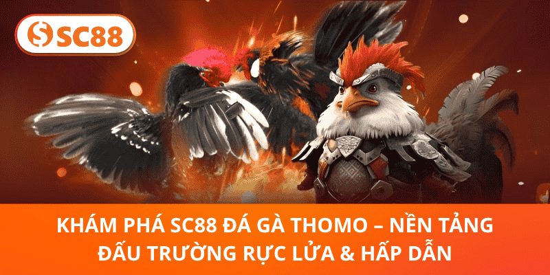 SC88 Đá Gà Thomo 2026 – Đấu Trường Rực Lửa, So Tài Hấp Dẫn