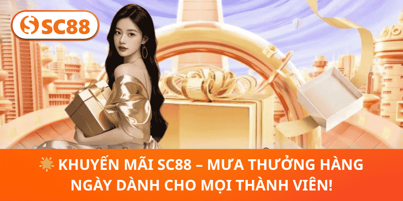 Khuyến Mãi SC88 2026 – Bùng Nổ Ưu Đãi, Thưởng Khủng Mỗi Ngày