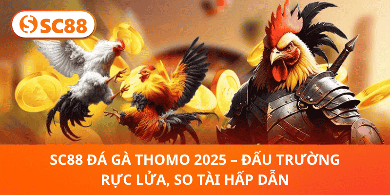 SC88 Đá Gà Thomo 2026 – Đấu Trường Rực Lửa, So Tài Hấp Dẫn