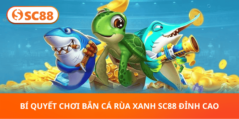 Bắn Cá Rùa Xanh SC88 - Tips Săn Cá Và Thu Hoạch Thưởng Khủng